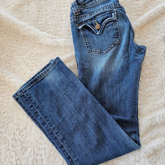 SIZE 29 7/8 *Vigoss Studio Jeans Boot Cut, Flap Pocket - Picture 2 of 13
